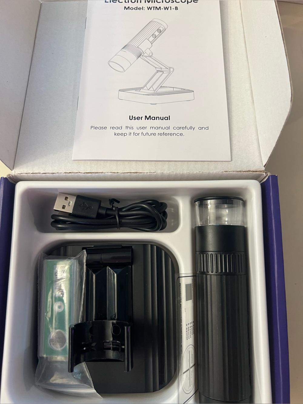 Digital Microscope - Blue - Compact USB Lab Camera - Picture 3 of 5